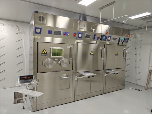 Hot Cell Nuclear Radiation Protection Galvanized Steel Panel Stainless Steel Color