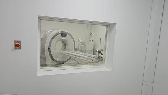 Without Frame X Ray Lead Glass for X-ray CT Room in Various Sizes and Thicknesses Providing Effective Radiation Shielding