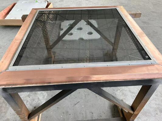 60dB Noise Shielding RF Shielded Window with Wooden Case Package for Flush or Surface Mount Installation