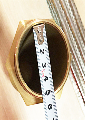 Brass 6.3CM Honeycomb Air Vent EMC EMI Wave Guide Filter