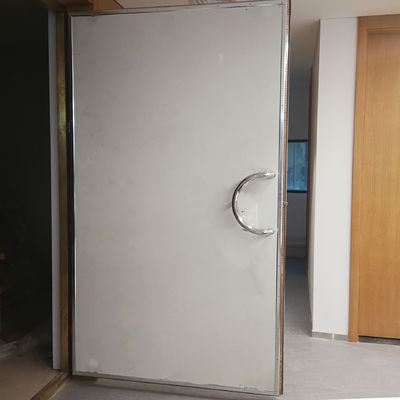 RF afgeschermde deur met 100dB afscherming effectiviteit Houten frame en horizontale opening ontwerp voor MRI kamers