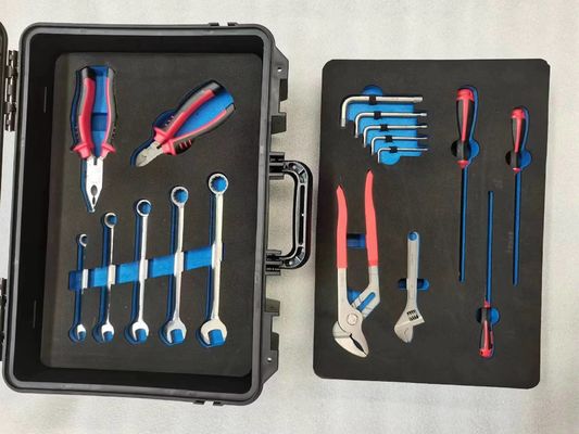 Anti-slip niet-magnetische gereedschapskist met ergonomisch kunststofhandvat en harde kunststofhoes die gereedschap biedt voor nauwkeurige technische taken