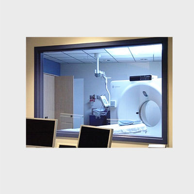 IEC-compliant X-ray Lead Glass Stralingsbeschermingsniveau gelijk aan 2 mm tot 5 mm Loodlengte 1000 mm 2400 mm Voor radiologie beeldvormende kamers