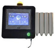 Draagbare en Gebruiksvriendelijke Oppervlaktebesmettingsmeter voor Energiebereik 0,05-3,0 MeV Aangedreven door 2 AA Batterijen