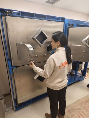 Ventilatie met negatieve druk voor hete cel voor bescherming tegen nucleaire straling