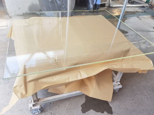 Reflection under 1 percent X Ray Lead Glass 6mm thickness durable radiation shielding glass for healthcare and industrial