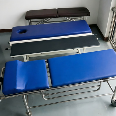 Opvouwbare MRI-stecher van niet-magnetische aluminiumlegering met een gewichtscapaciteit van 240 kg voor veilig patiënttransport