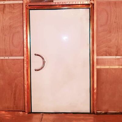 Swing Door Koperfolie RF afgeschermde deur met 100 dB afscherming effectiviteit voor MRI-kamers