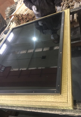 EMI MRI Rf Shielding Windows Emi Shielded Brass Wire Mesh Black Painting