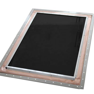 Tot 100 DB afschildingsdoeltreffendheid RF-afschildde ramen met 98,5% lichtdoorstraling Perfect voor veilige communicatie-toepassingen