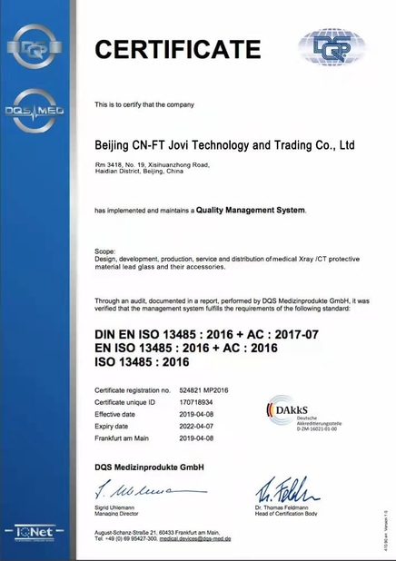 China Beijing Hengtai Tech Co., Ltd certificaten