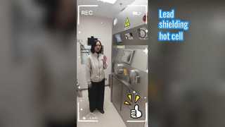 I-131 hete cel met loodequivalente afscherming