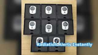 Stralingsdetector LCD-aanraakscherm Dubbel alarm